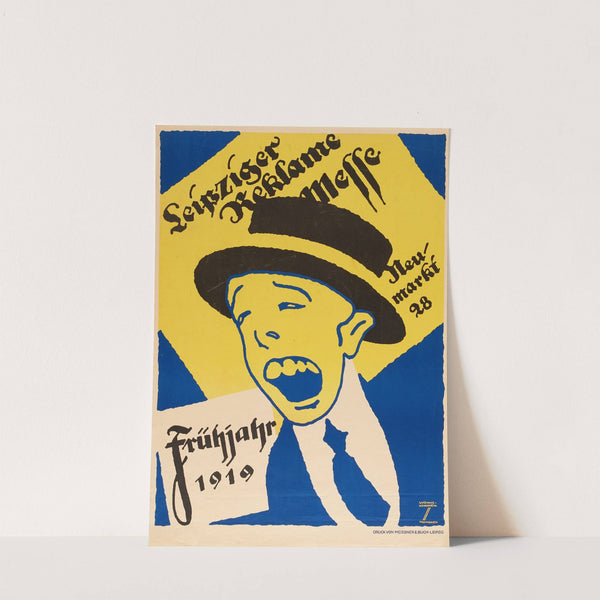 Leipziger Reklame Messe – Frühjahr 1919 (1919) by Ludwig Hohlwein