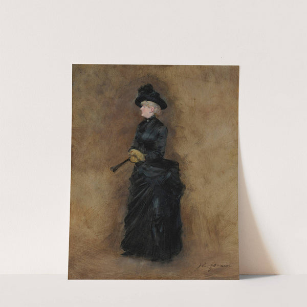 L’élégante à l’éventail (circa 1890) by Jean-Louis Forain