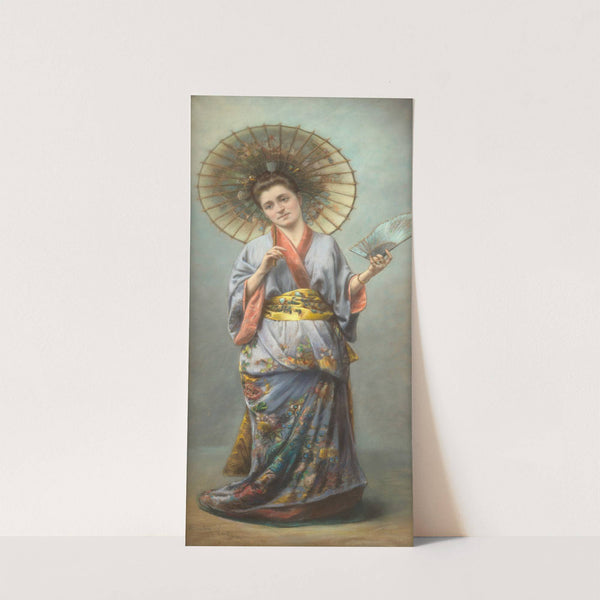L’élégante en kimono by Marie-Adélaïde Baubry Vaillant