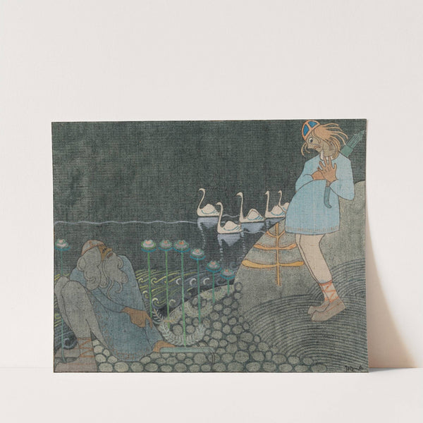 Lemminkäinen and the Cowherd by Joseph Alanen