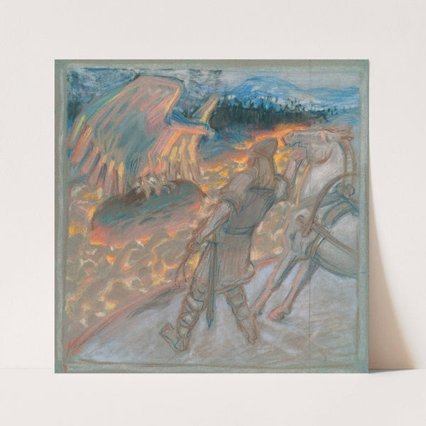 Lemminkäinen Tulijoella (1920) by Akseli Gallen-Kallela