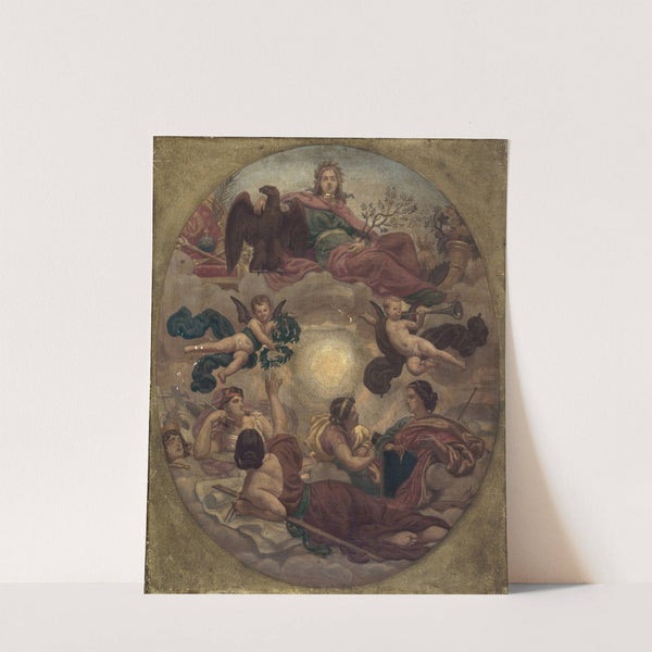 L'Empire couronnant les arts by Victor-François-Eloi Biennourry