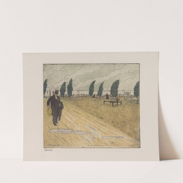 L’employé des pompes funèbres (1902) by Jean-Émile Laboureur