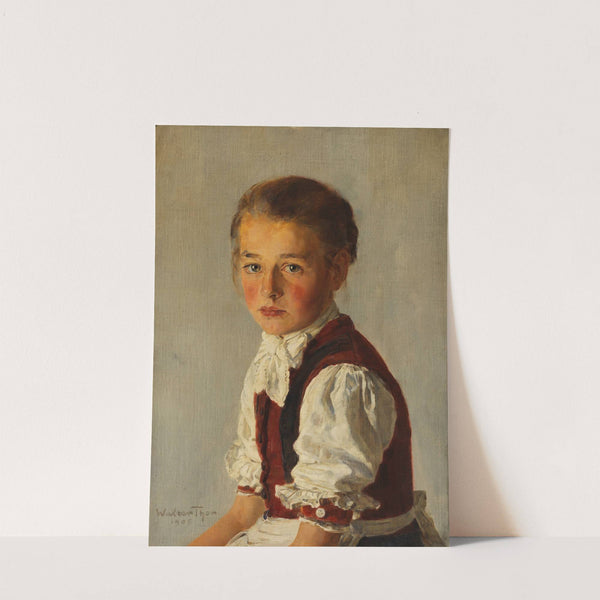 Lena (Kleine Leutascherin) by Walter Thor