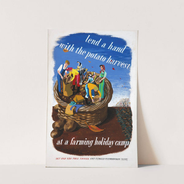 Lend a hand with the potato harvest at a farming holiday camp by Eileen Evans