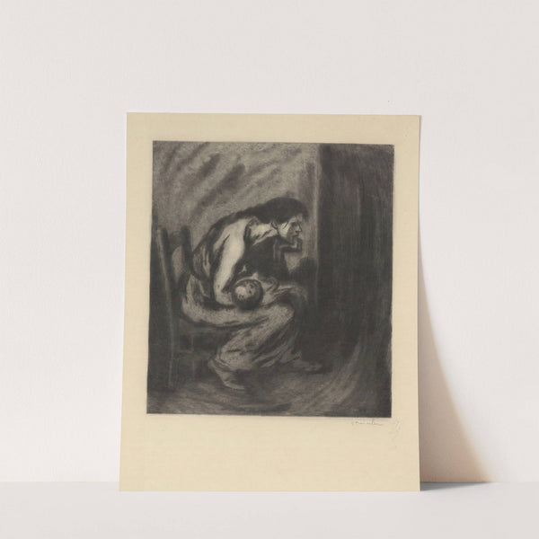 L’Enfant malade (1902) by Théophile Alexandre Steinlen