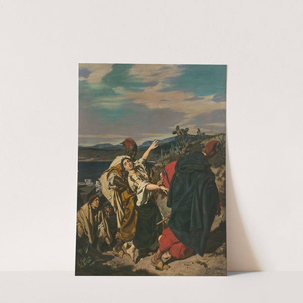 L’Enlèvement d’une femme juive by Alfred Dehodencq