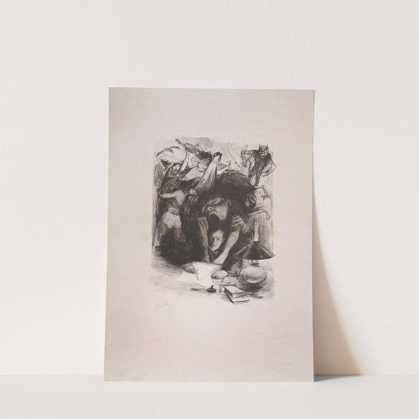 L’Ennui – préface des ‘Fleurs du mal’ de Baudelaire (1896) by Jean Veber