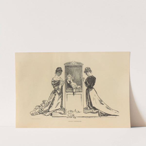 Lenten confessions (1893-1900) by Charles Dana Gibson