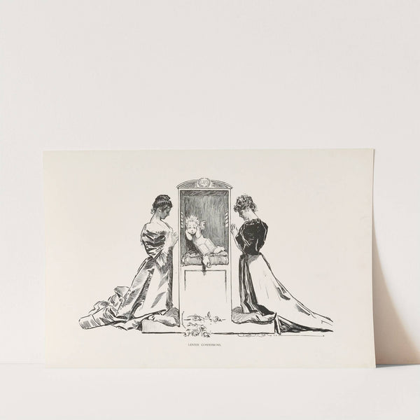 Lenten Confessions (1896) by Charles Dana Gibson