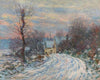 L’entrée De Giverny En Hiver