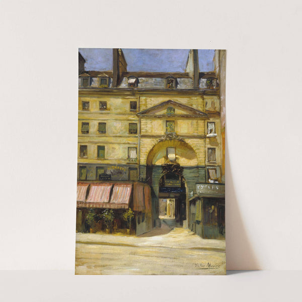 L'entrée de la cour du Dragon by Victor Marec