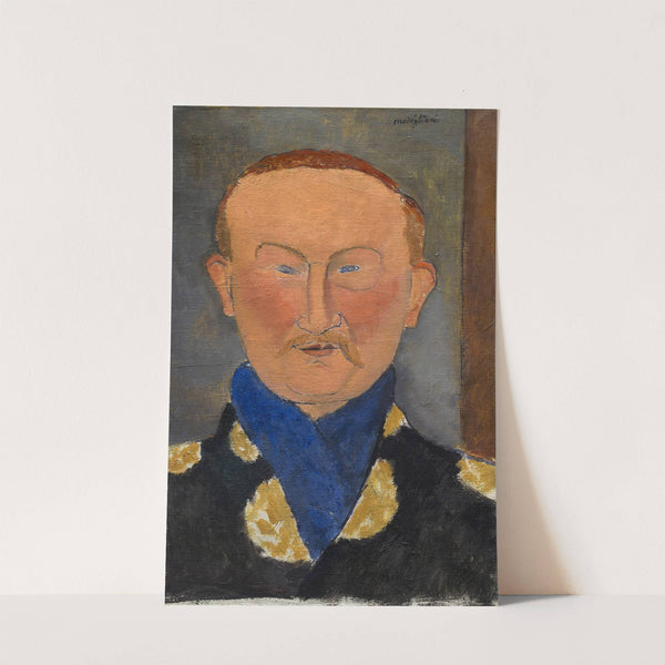 Léon Bakst (1917) by Amedeo Modigliani