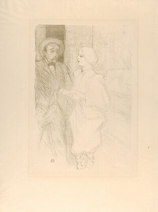 Léonie Yahne and Henry Mayer, in L’Age Difficile (1895)
