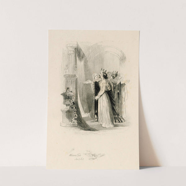 Leontes; O, thus she stood, even with such life of majesty… Winter’s tale, act 5, scene 3 by Joseph Kenny Meadows