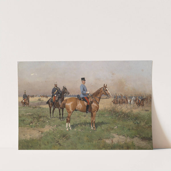 Leopold von Croy im Manöver by Tadeusz Ajdukiewicz