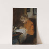 Leopoldine Steindl-Moser, Schwester des Künstlers by Koloman Moser