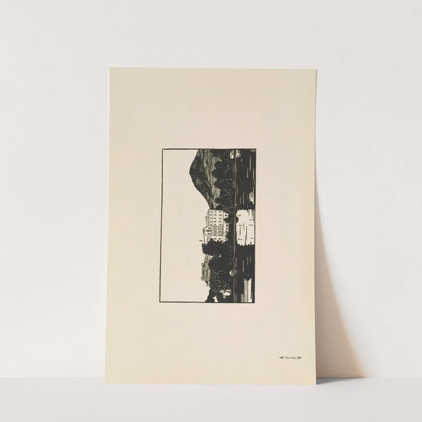 Leopoldskron, Home of Max Reinhardt, from the South (1920) by Lucie Sayler