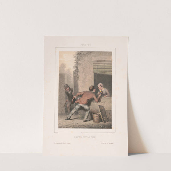 L’épine suit la rose (1852) by Edmé Jean Pigal