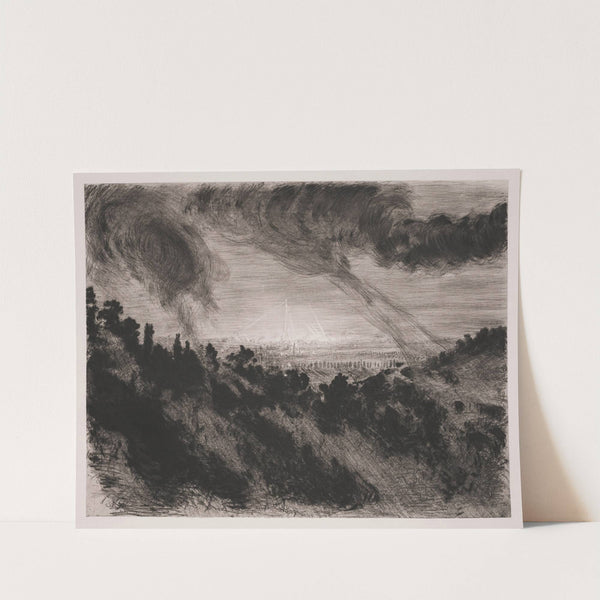 L’Eposition universelle vue de Meudon (1900) by Charles Paul Renouard