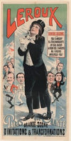 Leroux – Dernières créations, fou d’amour ! … Paris qui chante, grande scène d’imitations & transformations (1890)