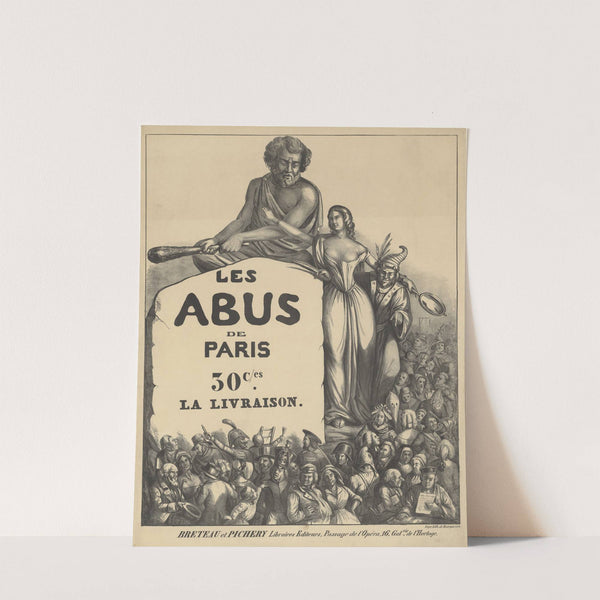 Les Abus de Paris 30cs la livraison (1842) by Imp. Fourquemin