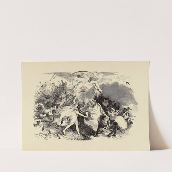 Les adieux de l’hiver au printemps (1861) by Edmond Morin