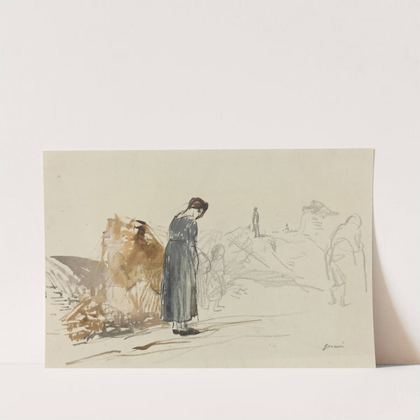 Les Allemandes sont partis (c. 1914-1919) by Jean-Louis Forain