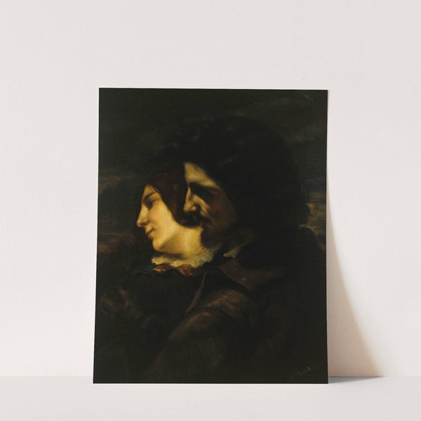 Les amants dans la campagne (1844) by Gustave Courbet