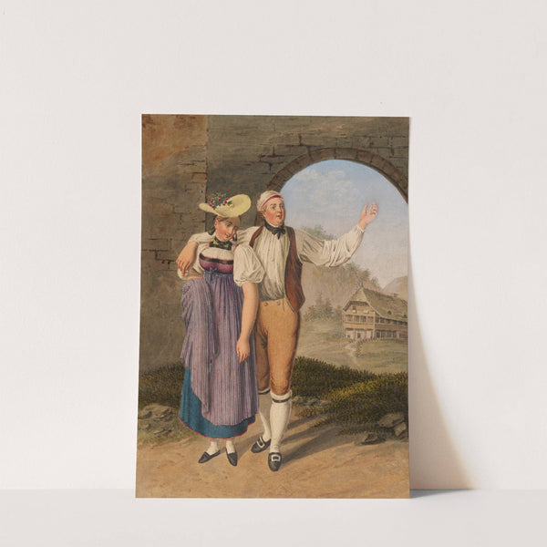 Les Amants Rustiques by Johann Georg Volmar