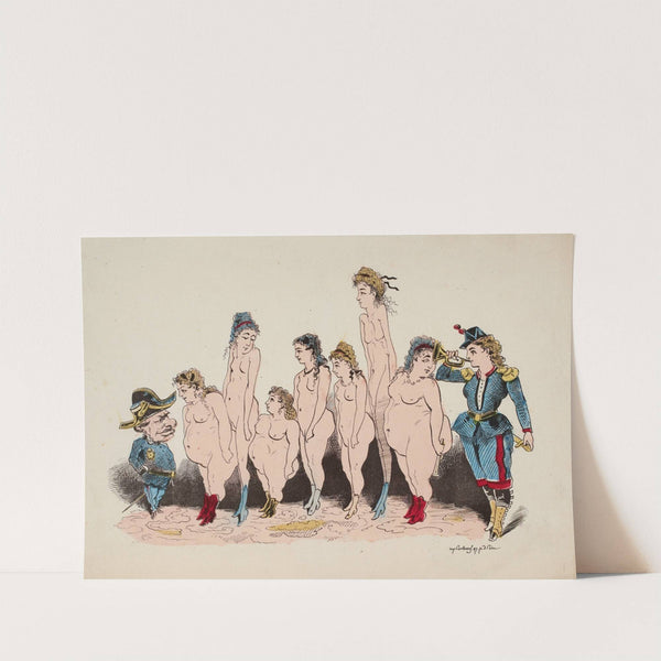 Les Amazones de la Seine. Conseil de révision by Faustin Betbeder