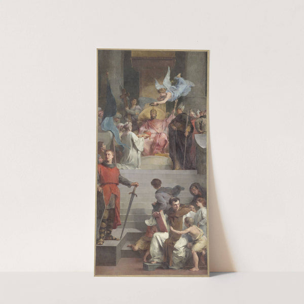 Les ambassadeurs de Haroun al Rashid offrent les clefs du Saint Sépulcre à Charlemagne (1878-1883) by Henri Leopold Lévy