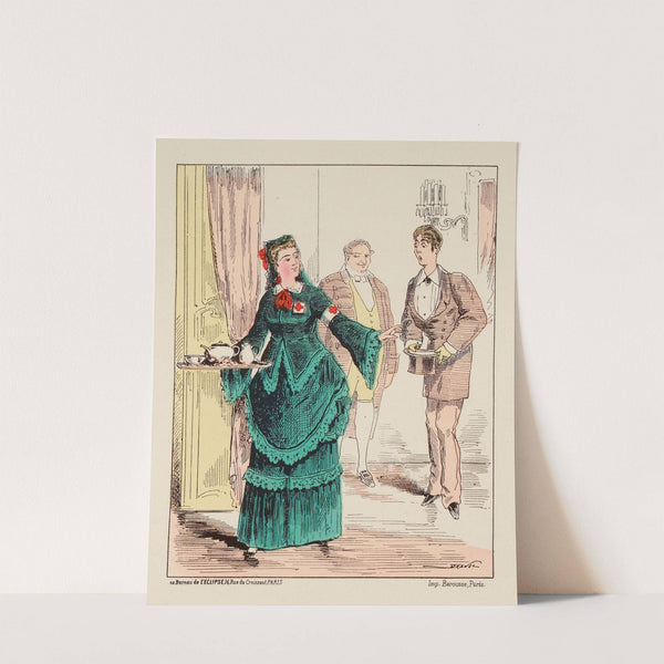 Les ambulances particulières. (1871) by Draner