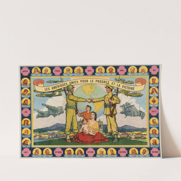 Les Amériques Unies Pour le Progrès et la Victoire by Anonymous