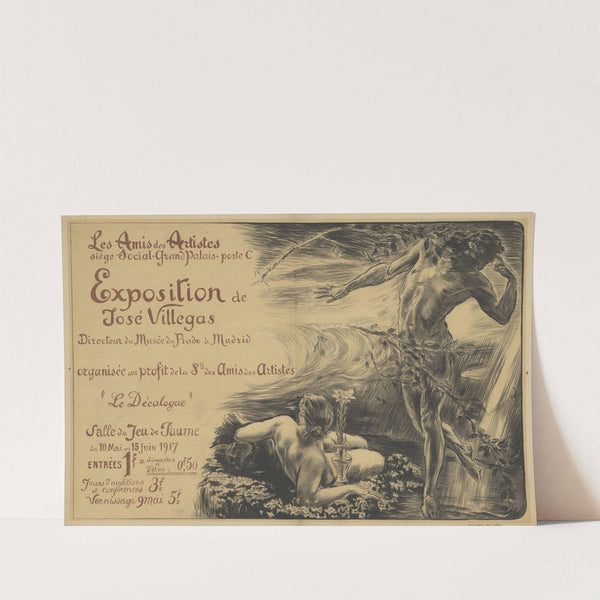 Les Amis des Artistes. Exposition de José Villegas, directeur du musée du Prado à Madrid (1917) by Jose Villegas