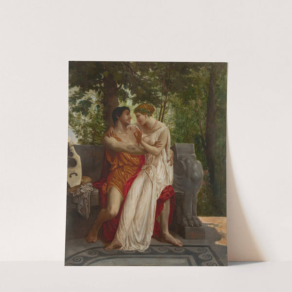 Les amoureux (1850) by William Bouguereau