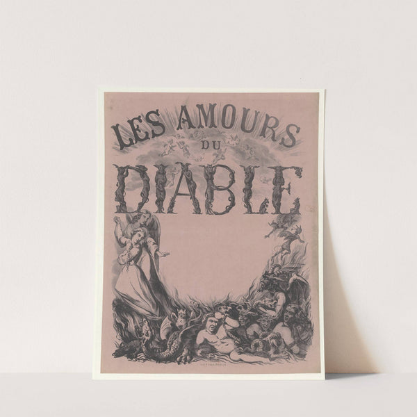 Les Amours du Diable (1860-1870) by Lith. E. Simon