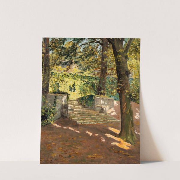 Les Anciennes Eaux De Passy (Le Parc Delessert). (1911) by Georges-Émile Carette