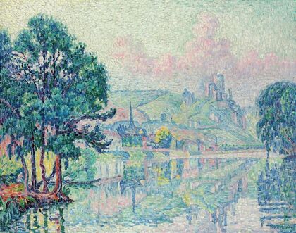Les Andelys. Matin. Été