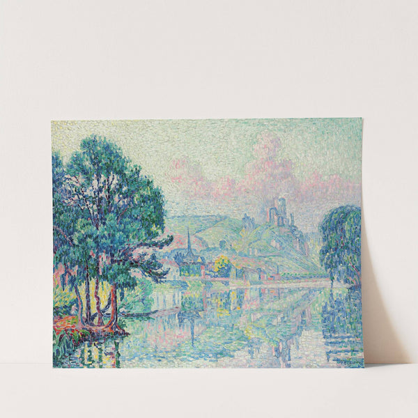 Les Andelys. Matin. Été by Paul Signac