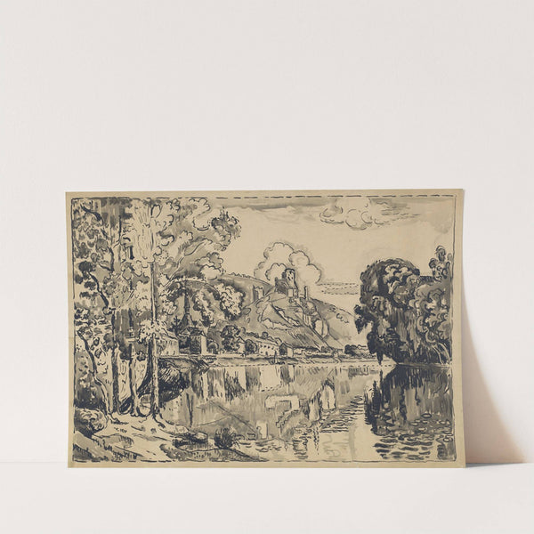 Les Andelys on a Summer Morning by Paul Signac