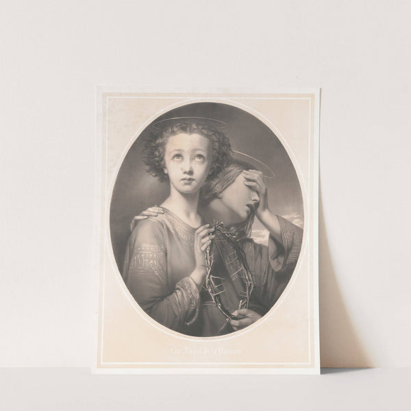 Les anges de la passion (1851) by Goupil & Cie.