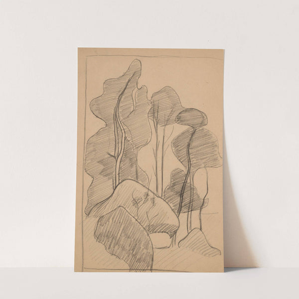 Les Arbres et les rochers by Mogens Ballin