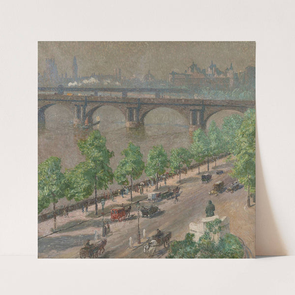 Les arbres verts (1918) by Emile Claus