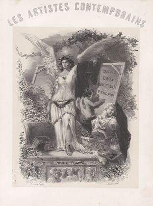 Les Artistes Contemporains (Contemporary Artists) (ca. 1847)