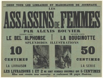 Les Assassins de femmes par Alexis Bouvier (1883-1886)