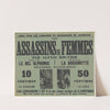 Les Assassins de femmes par Alexis Bouvier (1883-1886) by Imp. Charaire et Fils