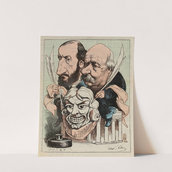 Les auteurs de Jean de Thommeray (1874) by André Gill