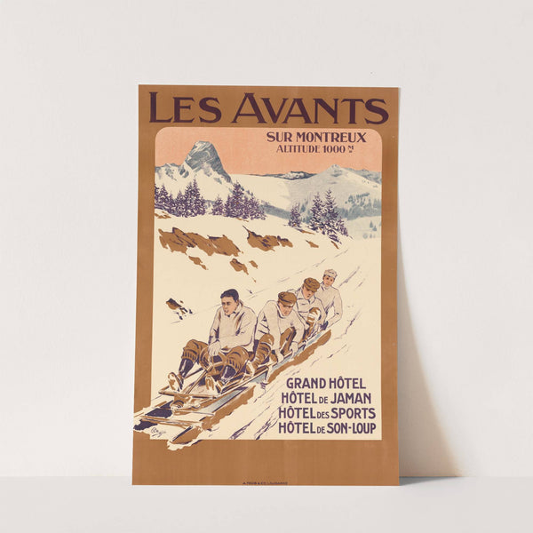 Les Avants. Grand Hôtel de Jaman, Hôtel des Sports et Hôtel de Son-Loup (1904) by A. Trüb & Cie.