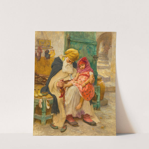 Les babouches by Frederick Arthur Bridgman